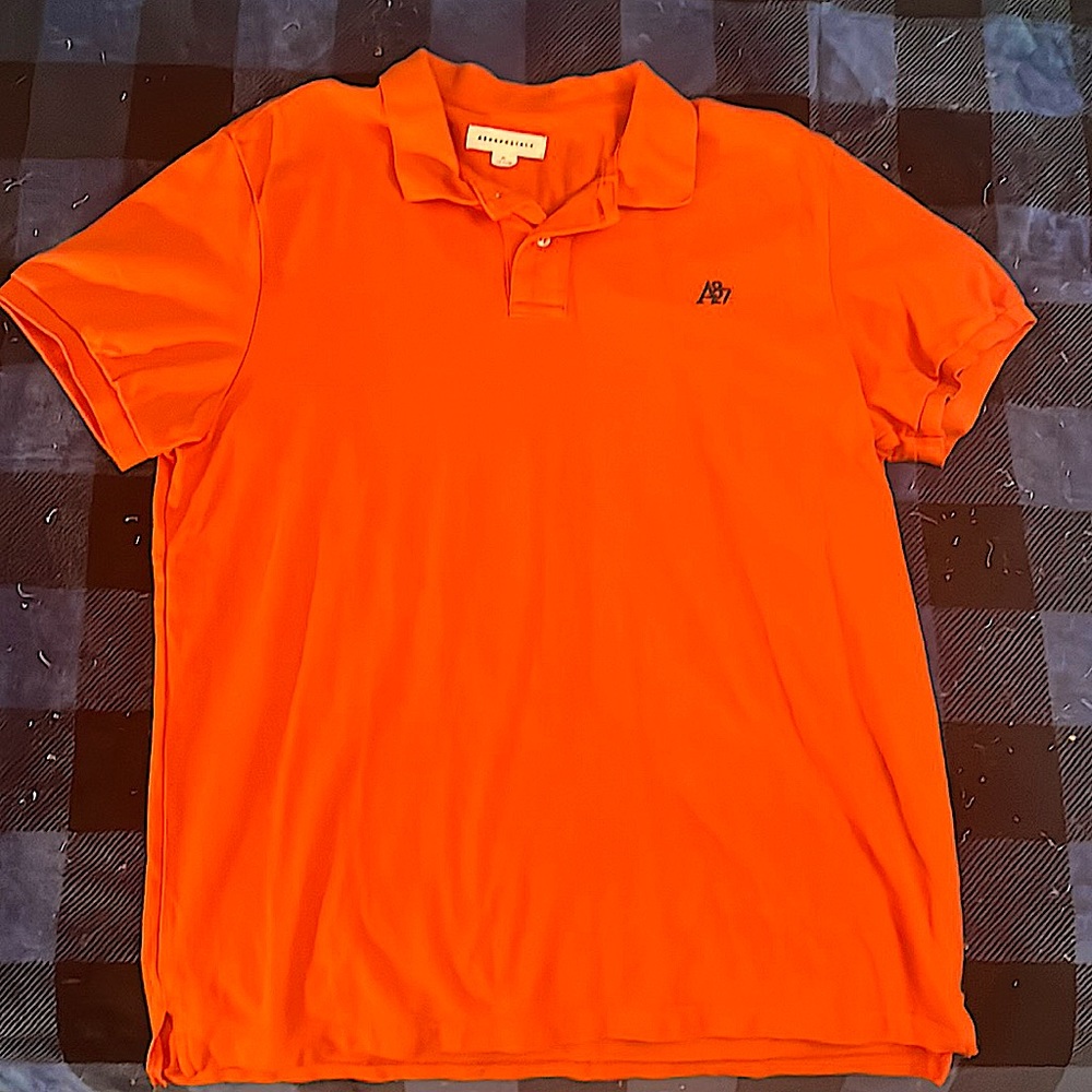 Orange Aeropostale collared shirt. Size XL.